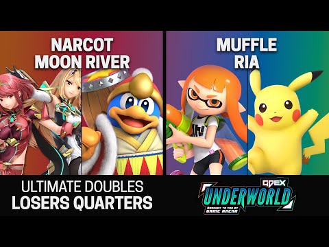 GDEX Underworld 2023 Doubles Losers Quarters - NArcot/Moon River vs Muffle/RIA - SSBU Tournament