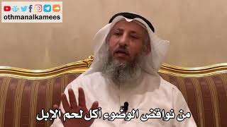 387 - من نواقض الوضوء أكل لحم الإبل - عثمان الخميس