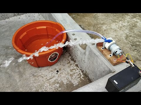 How to make powerful water pump high pressure, using 775 DC motor.  ||