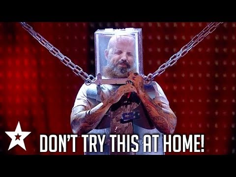 Underwater Escape Artist Breaks Out From Deadly Stunt! | Britain's Got Talent | Got Talent Global