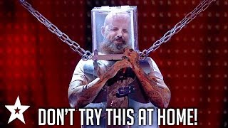 Underwater Escape Artist Breaks Out From Deadly Stunt! | Britain&#39;s Got Talent | Got Talent Global