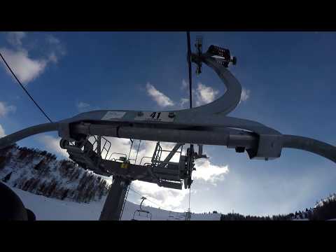 Risalita integrale seggiovia Leitner "Sotto fertazza - Cima fertazza" Pescul (Bl); 9/12/2017