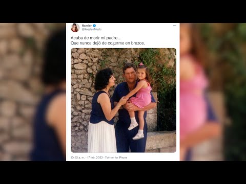 Muere el padre de Rozalén por un infarto fulminante