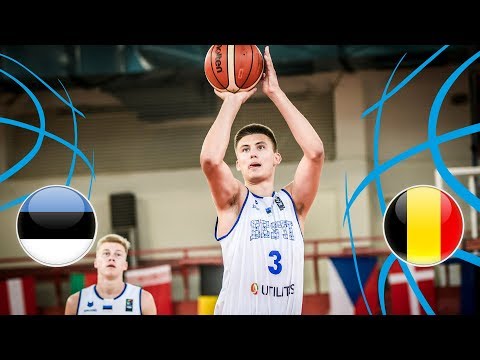 Estonia v Belgium - Full Game - FIBA U18 European Championship Division B 2018