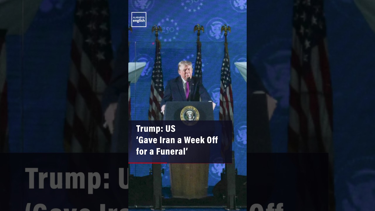 Video | Trump: US ‘Gave Iran a Week Off for a Funeral’