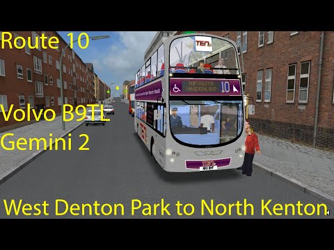 OMSI 2 - Newcastle Route 10, West Denton Park to North Kenton (Volvo B9TL Gemini 2)