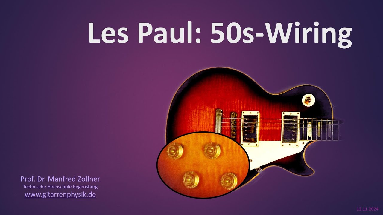 T126 Les Paul: 50s-Wiring