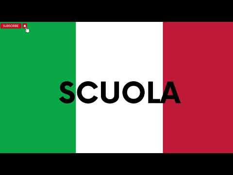 How To Say Italian Words: pronounce SCUOLA (School)