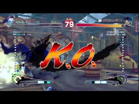 GAS-280 [Vega] Vs BISCO----- [M.Bison] SSF4 AE Japanese Online Ranked Matches - PSN