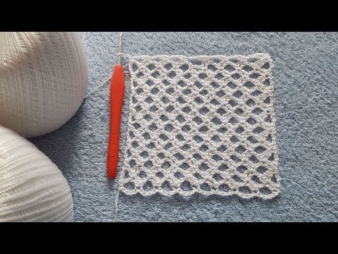 Cum crosetam model dantelat pentru bluze, rochii de plaja, perdele - foarte usor/ PAS CU PAS