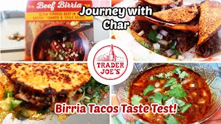 🌮BEEF BIRRIA TACOS!! TRADER JOE'S BEEF BIRRIA TACOS TASTE TEST! LA STREET TACOS! COME SEE MY REVIEW!