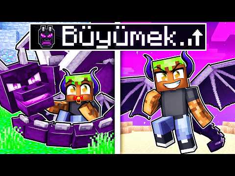 Minecraft ama EJDERHA OLUYORUM
