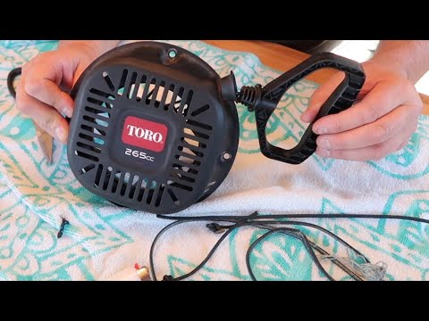 How to Fix Toro Snow Blower Pull Cord
