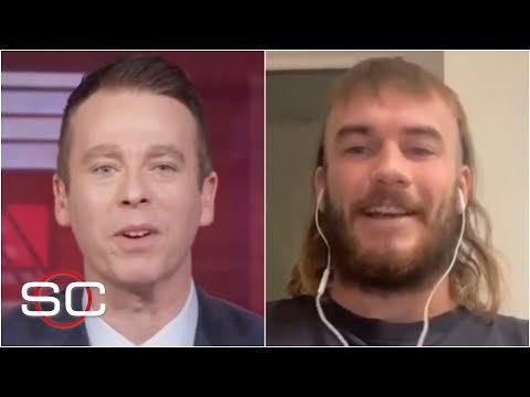 在夏威夷，職業衝浪運動員Mikey Wright在波濤洶湧的海面上救起了一名女子---------------------體育中心 (Pro surfer Mikey Wright on rescuing woman from rough waters in Hawaii | SportsCenter)