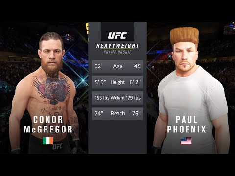 UFC 4 - Conor McGregor vs. Paul Phoenix - Crazy UFC 👊🤪