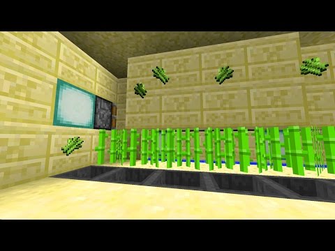 Automatic Sugar Cane Farm - Minecraft Tutorial