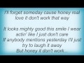 Jerry Reed - It Don't Work That Way Lyrics