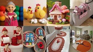 Most beautiful & attractive crochet handmade items and ideas ||Home decor ideas part D 2025