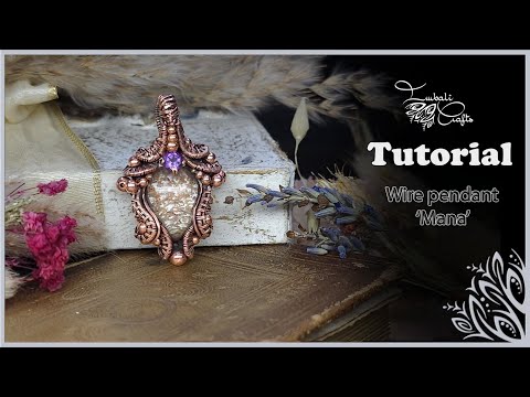 Wire work pendant - Mana
