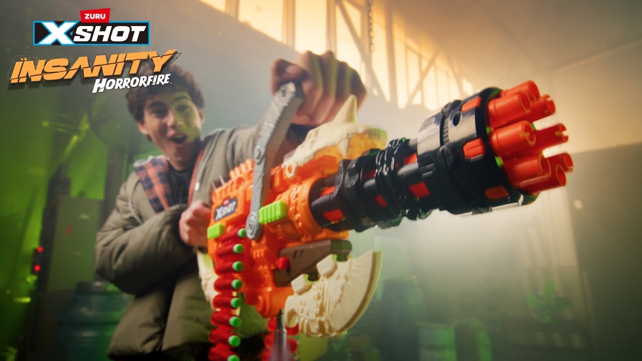Швидкострільний бластер X-Shot Insanity Horrorfire Reaper-x (8 патронів) (36730)