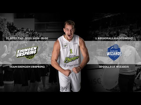 21. Spieltag | TEAM EHINGEN URSPRING vs. io College Wizards | Basketball 1. Regionalliga Südwest