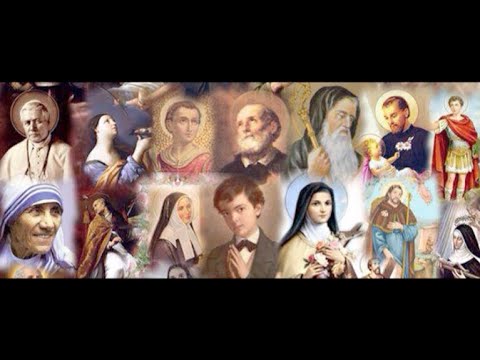 INVOCATE TUTTI I SANTI AFFINCHÈ VI SIANO DI ESEMPIO E D'AIUTO  (La Regina della Pace il 25/10/20)