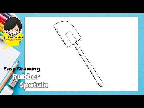 Easy Drawing Rubber Spatula