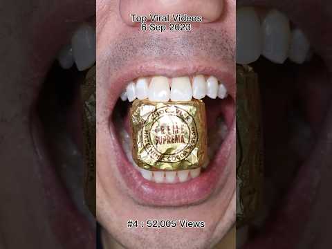 Gold Nugget Chocolate ASMR