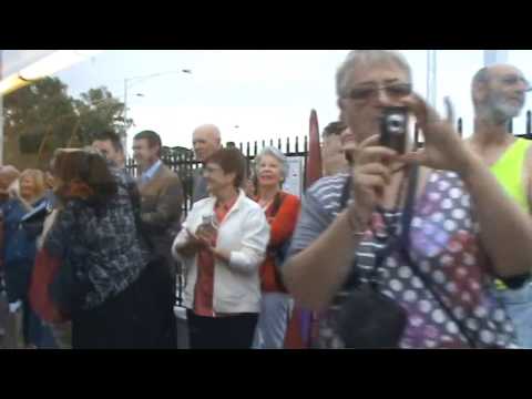 Rail Revival Alliance - On the first train to the new Talbot Station.
