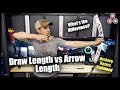 Archery Basics Explained | Draw Length vs. Arrow Length