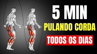 Como 5 Minutos de Pular Corda Todos os Dias Transformarão Completamente Seu Corpo