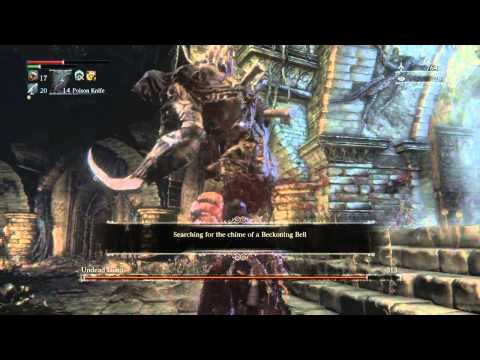 bloodborne : labyrint boss easy way to kill  undead giant