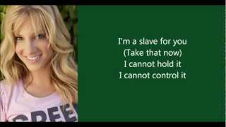 Glee Cast - I'm a Slave 4 U (lyrics video)