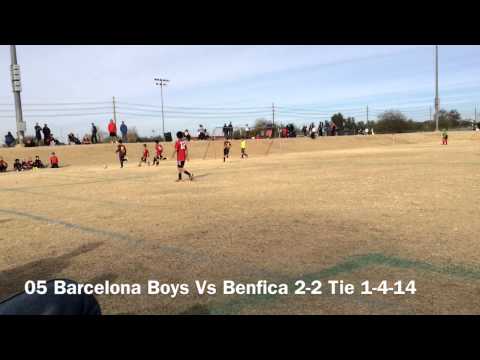 05 Barcelona Boys Vs. Benfica 2-2 Tie 1-4-14