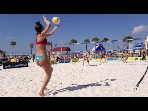 BEACH VOLLEYBALL | Women Amateur Divisions | Game 5 | Clearwater Beach FL 2019 Video