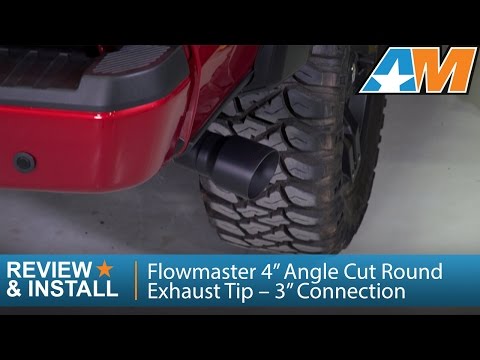 1997-2017 Ford F-150 Flowmaster 4” Angle Cut Round Exhaust Tip – 3” Connection Review & Install