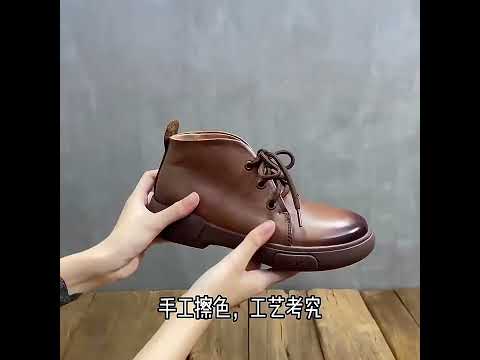 Mã B5322 Giá 1810K Boot Cổ Thấp Nữ Wedoe Đế Mềm Hàng Mùa Xuân Thu Đông Phục Cổ Cổ Điển Giày Dép Nữ