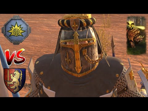 Deus Vult! Deus Vult! Deus Vult! | Lizardmen vs Bretonnia - Warhammer 3 Domination