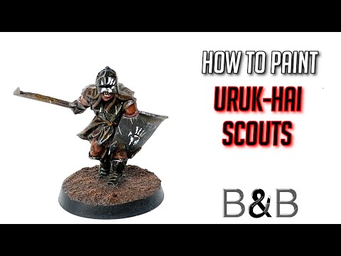 How to paint Uruk-Hai Scouts