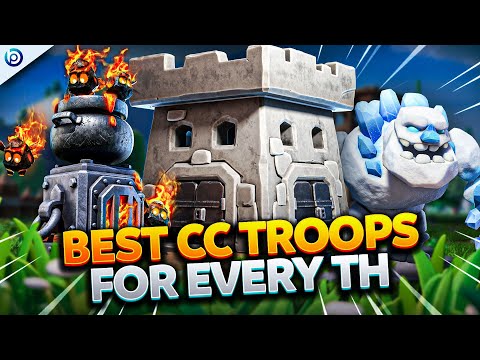 BEST CLAN CASTLE Troops for Every Town Hall 2025 | CWL, Wars & Ranked Mode