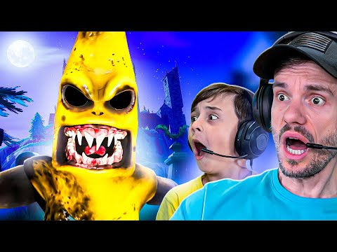 CUIDADO COM A BANANA ASSUSTADORA NO FORTNITE - Família Brancoala