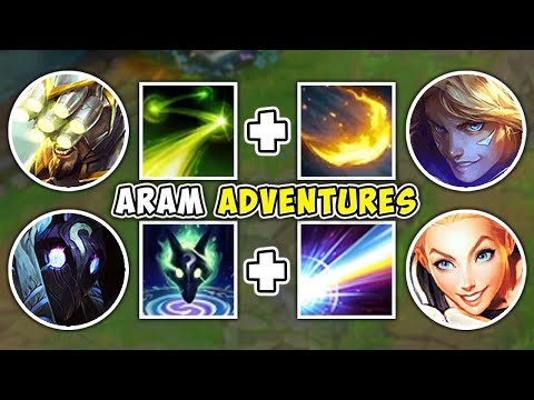 WHEN ZWAG AND HEIZ GO TRY HARD IN ARAM! (ARAM ADVENTURES) - League of Legends