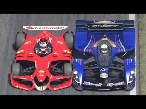 Ferrari F1 2025 Concept vs Red Bull X2019 at Monza