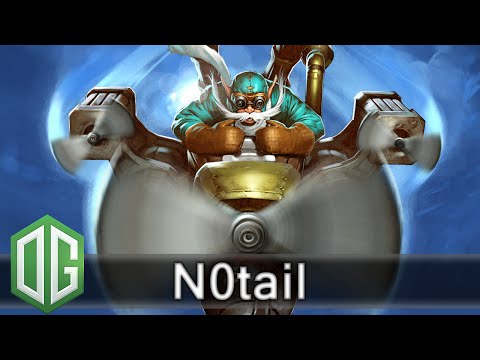 OG. N0tail  Gyrocopter Gameplay  - Ranked Match - OG Dota 2