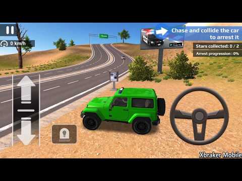Police Car Driving Offroad | Green Police Jeep Wrangler - Android GamePlay HD