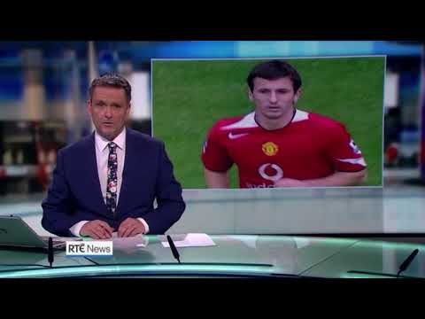 Liam Miller's death reported on RTÉ News (10th February 2018)