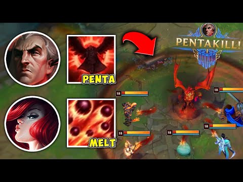WHEN SWAIN ULT GETS THE INSTANT PENTAKILL IN ARAM! - League of Legends