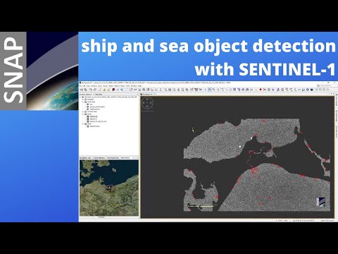 Sentinel-1 ships and sea objects detection with SNAP