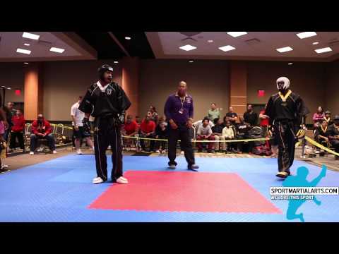 Wayne Ellington vs Matthieu Williams - Men's Team Sparring - NA International Champs 2014