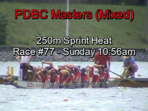 250m Senior Mixed Heat - PDBC Masters - 2009 Canadian Dragon Boat Championships (Aug.22-23)